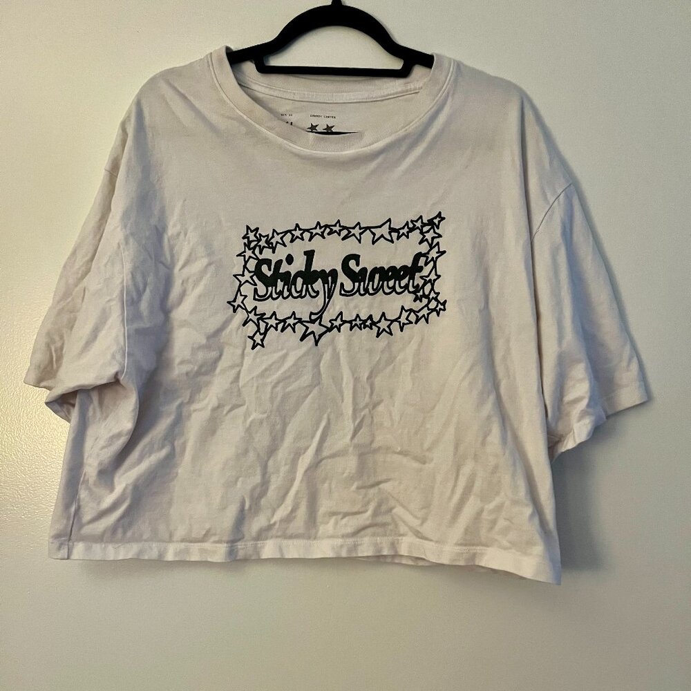 Beyoncé STICKY SWEET SHORT SLEEVE CROP TEE cowboy carter XL act ii